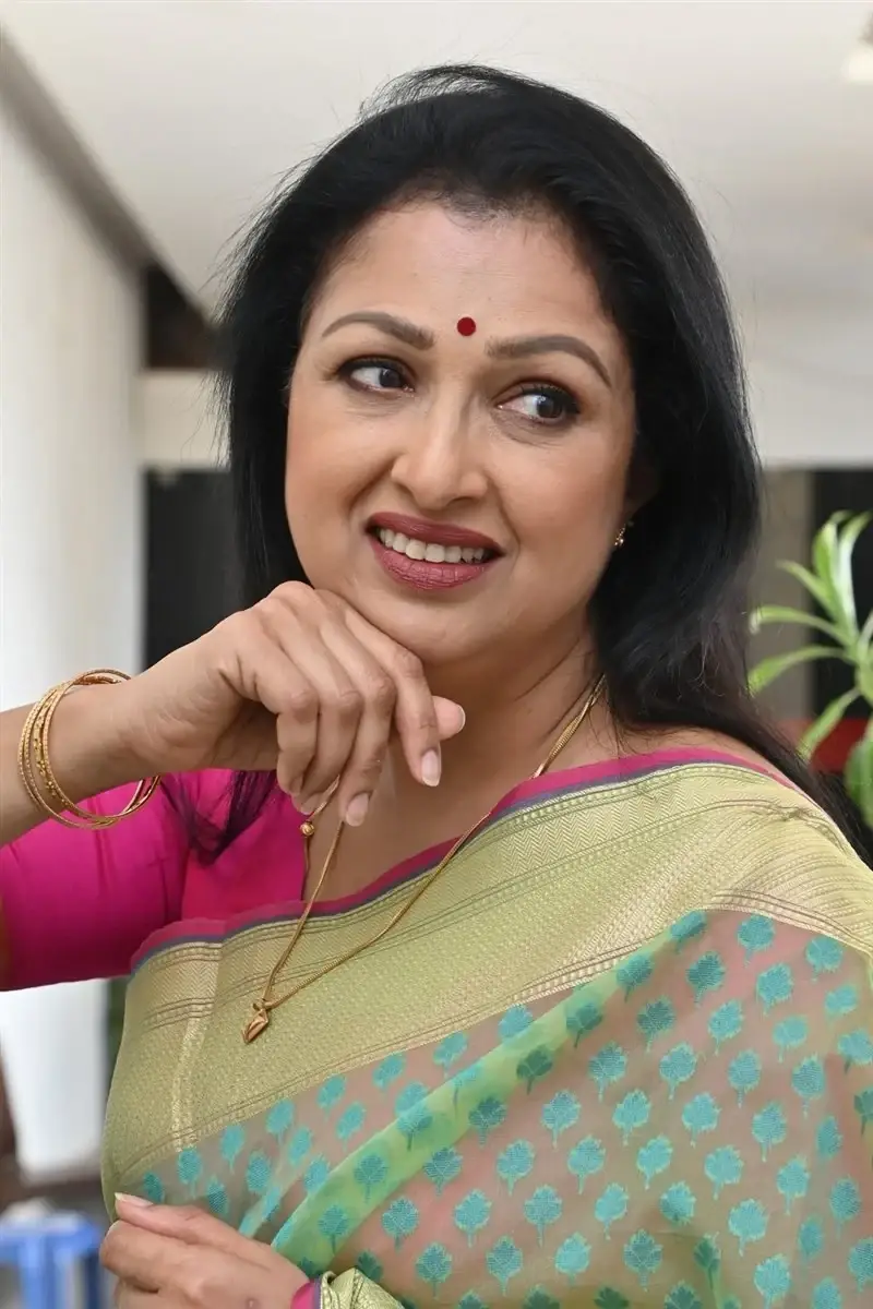 Indian Actress Gautami Tadimalla at Anni Manchi Sakunamule Movie Interview